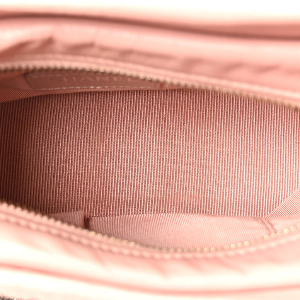 Aged Calfskin Quilted Small Gabrielle Hobo Pink