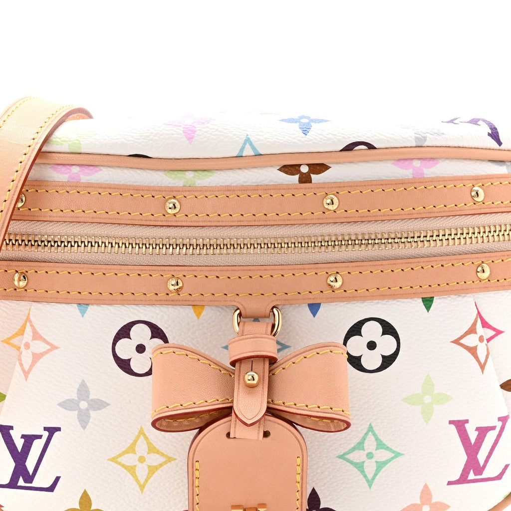 LV X TM Monogram Multicolor High Rise Bumbag White