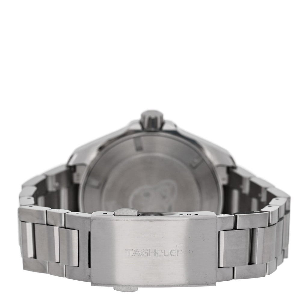 Stainless Steel 43mm Aquaracer 300M Automatic Watch Black WAY201F