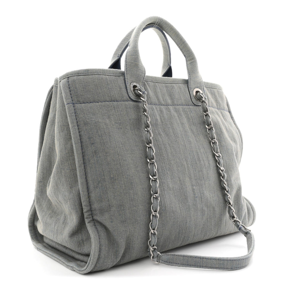 Denim Medium Deauville Tote Light Blue