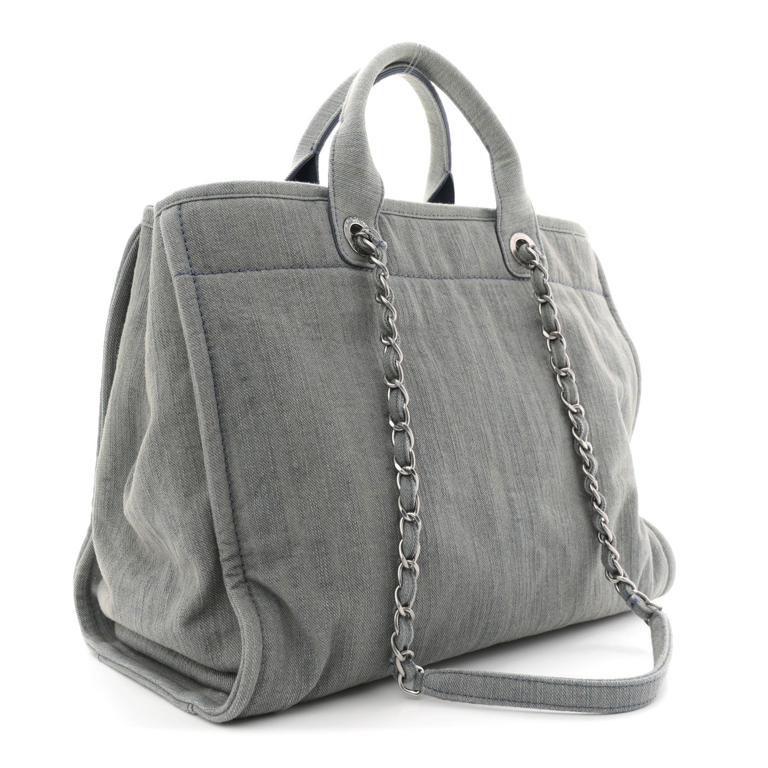 Denim Medium Deauville Tote Light Blue