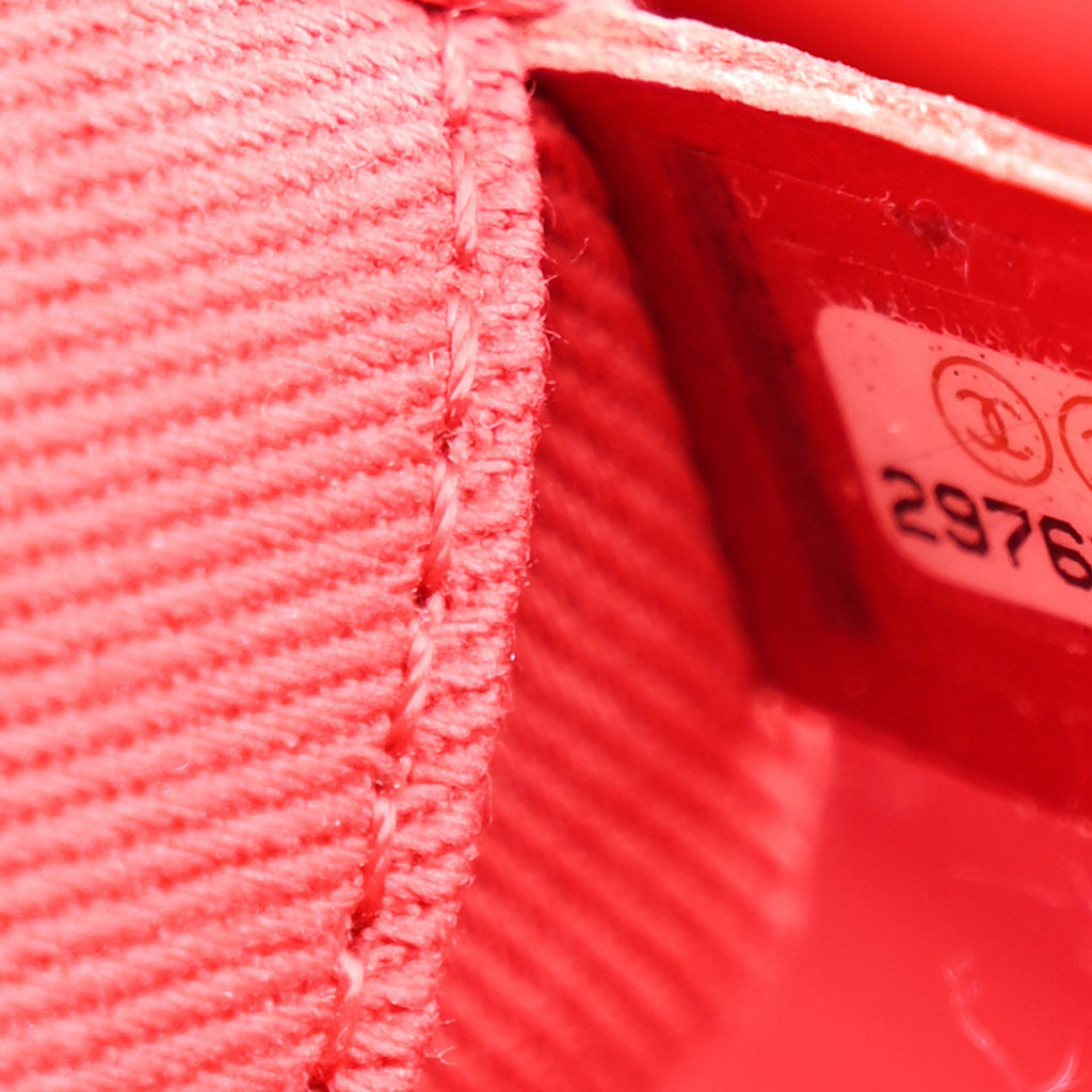 Mixed Fibers Striped Small Deauville Tote Red