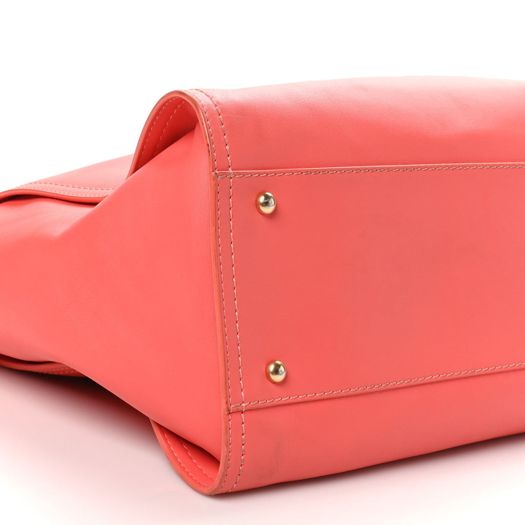 Calfskin Medium Deauville Tote Pink