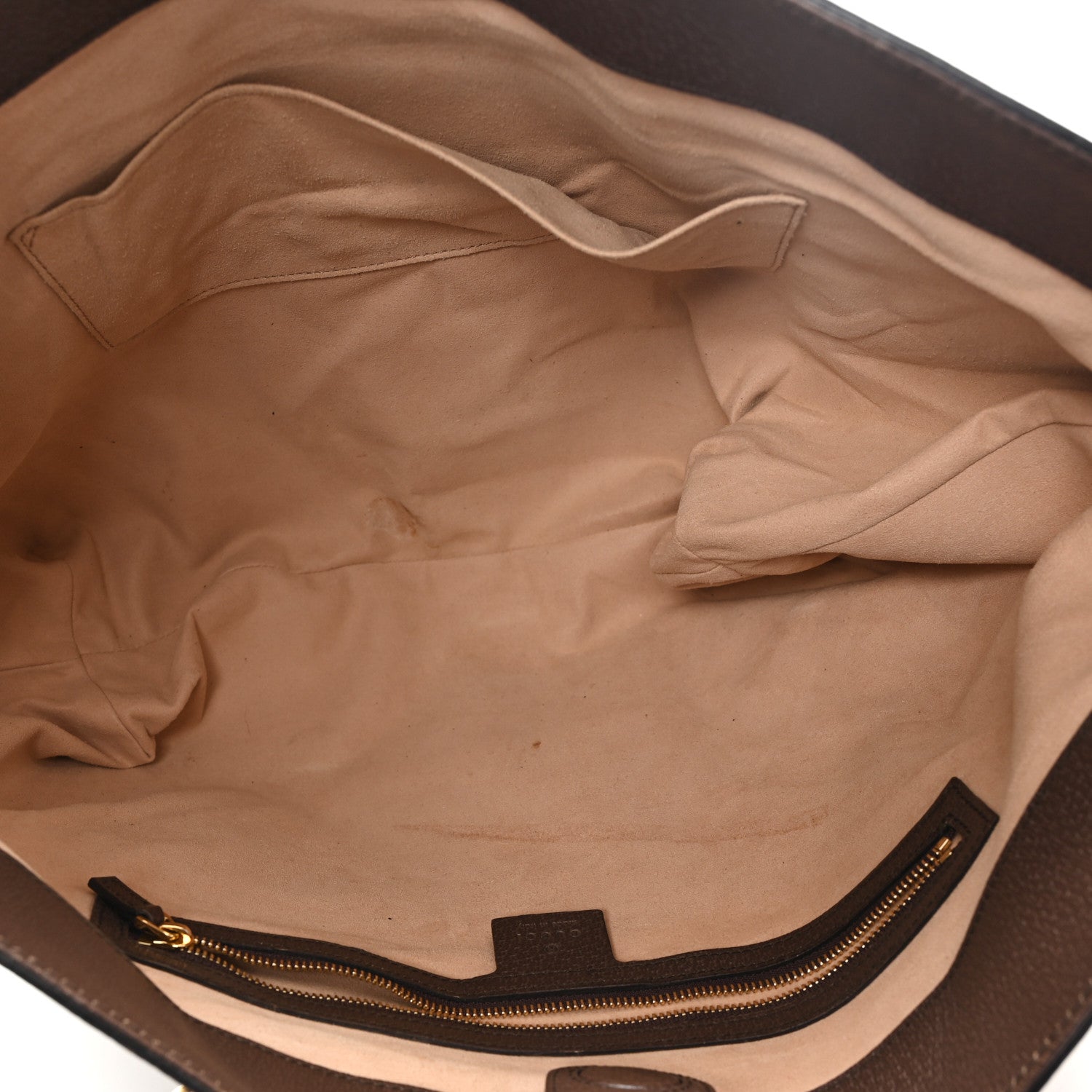 GG Supreme Monogram Medium Ophidia Shopping Tote Brown