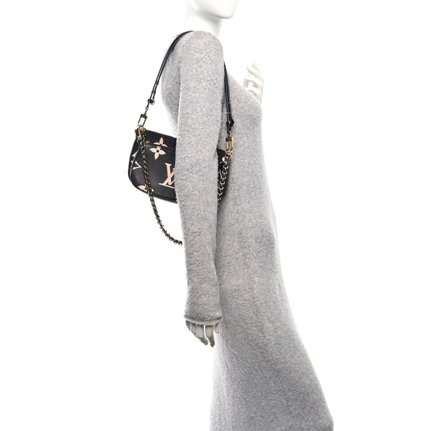 Empreinte Monogram Giant Multi Pochette Accessories Black Beige
