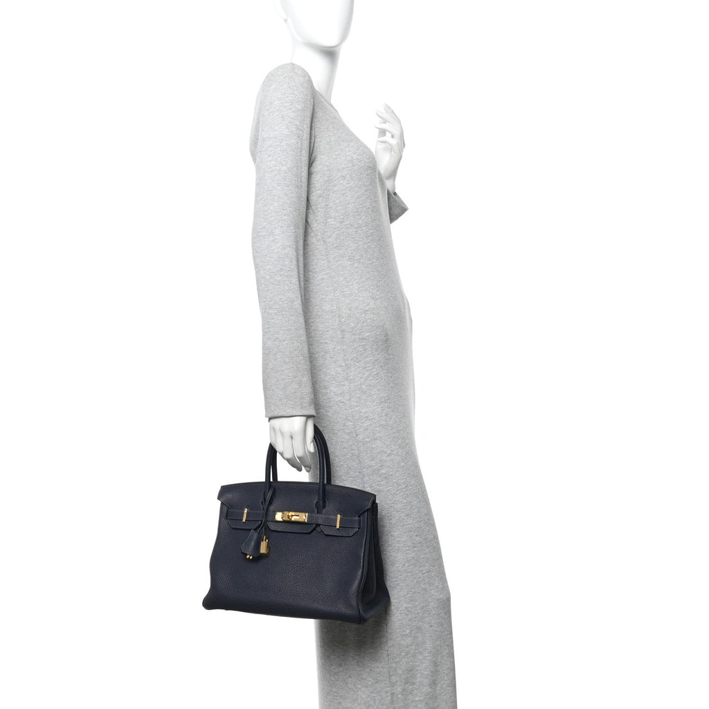 Togo Birkin 30 Bleu Nuit
