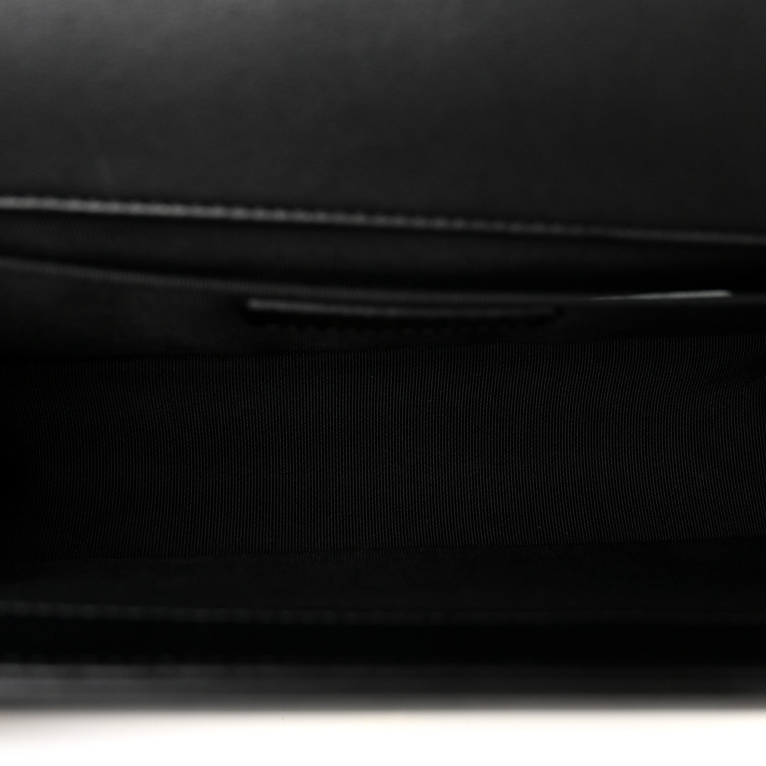 Calfskin Quilted Medium Boy Flap Black
