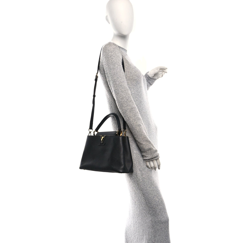 Taurillon Capucines PM Black