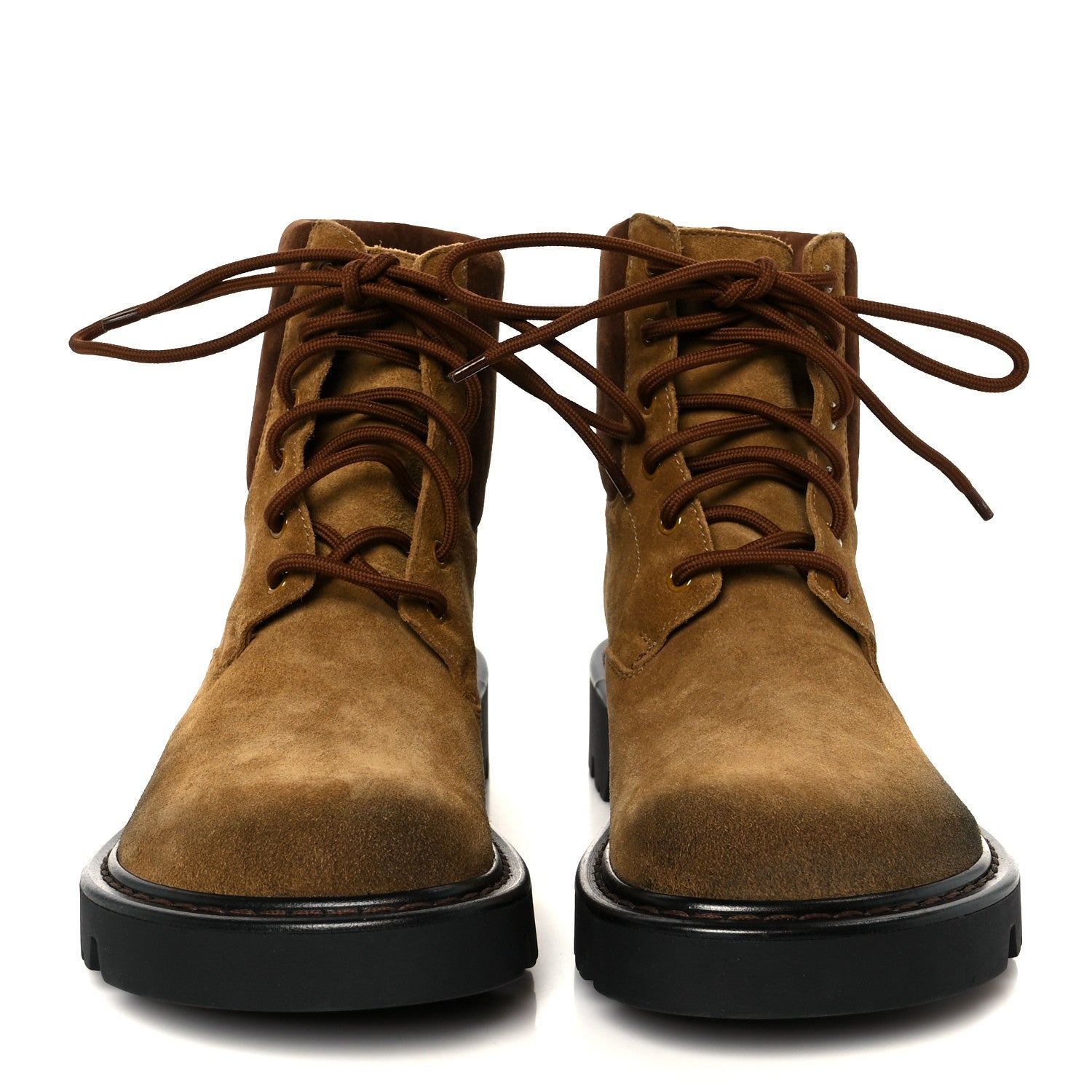 Suede Mens Sierra Combat Boots 41 Tobacco Brown