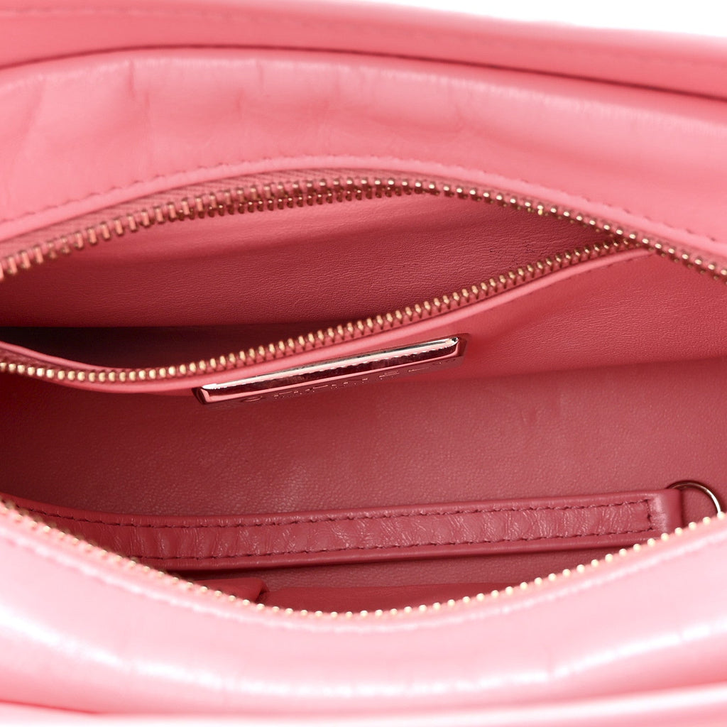Snakeskin Small Gabrielle Hobo Pink