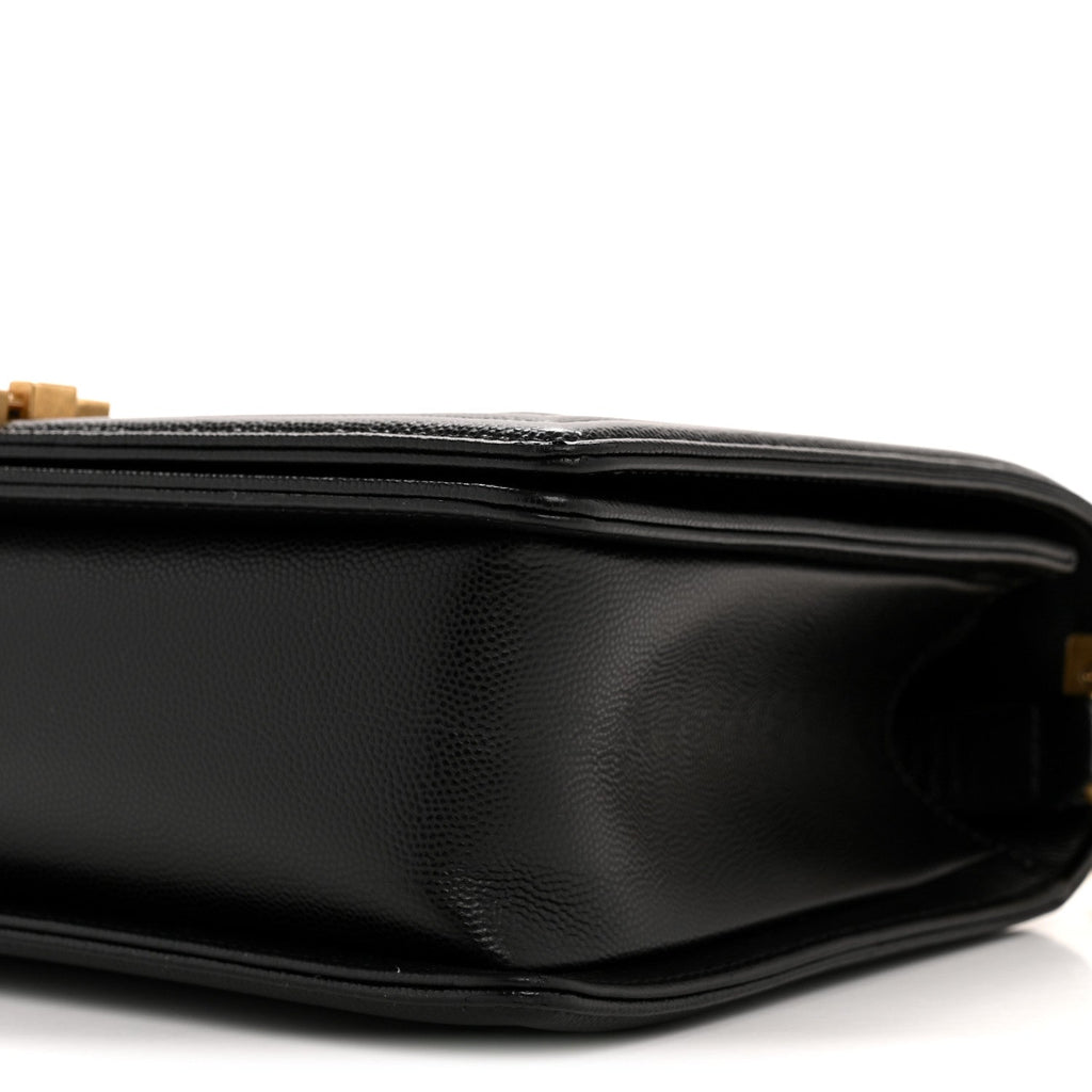Caviar Quilted New Medium Boy Flap Black