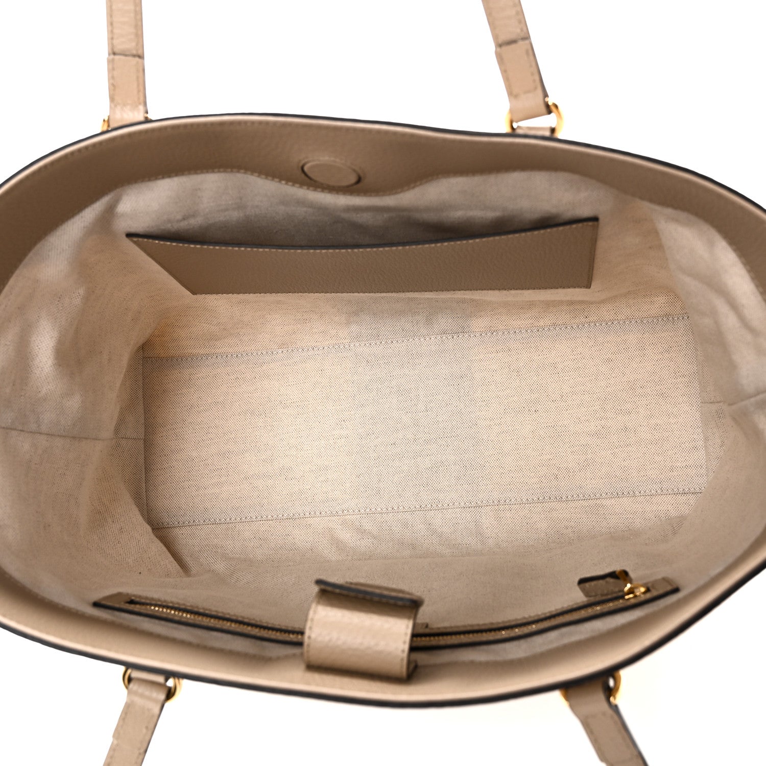 GG Supreme Monogram Textured Dollar Calfskin Web Medium Ophidia Shopping Tote Beige Mystic White Oatmeal