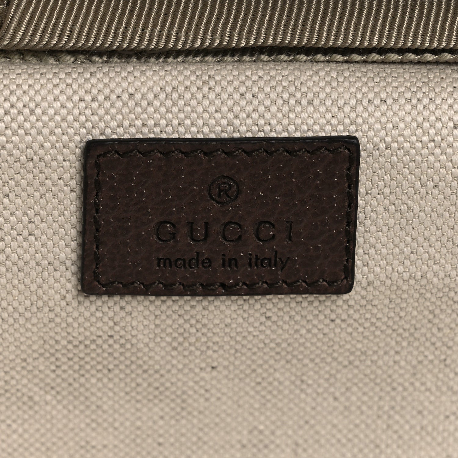 GG Supreme Monogram Web Medium Savoy Trolley Beige Ebony