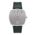 Stainless Steel Calfskin 35mm Grip Quartz Watch Green