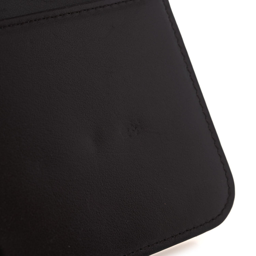 Caviar Quilted Boy Wallet On Chain WOC Dark Brown