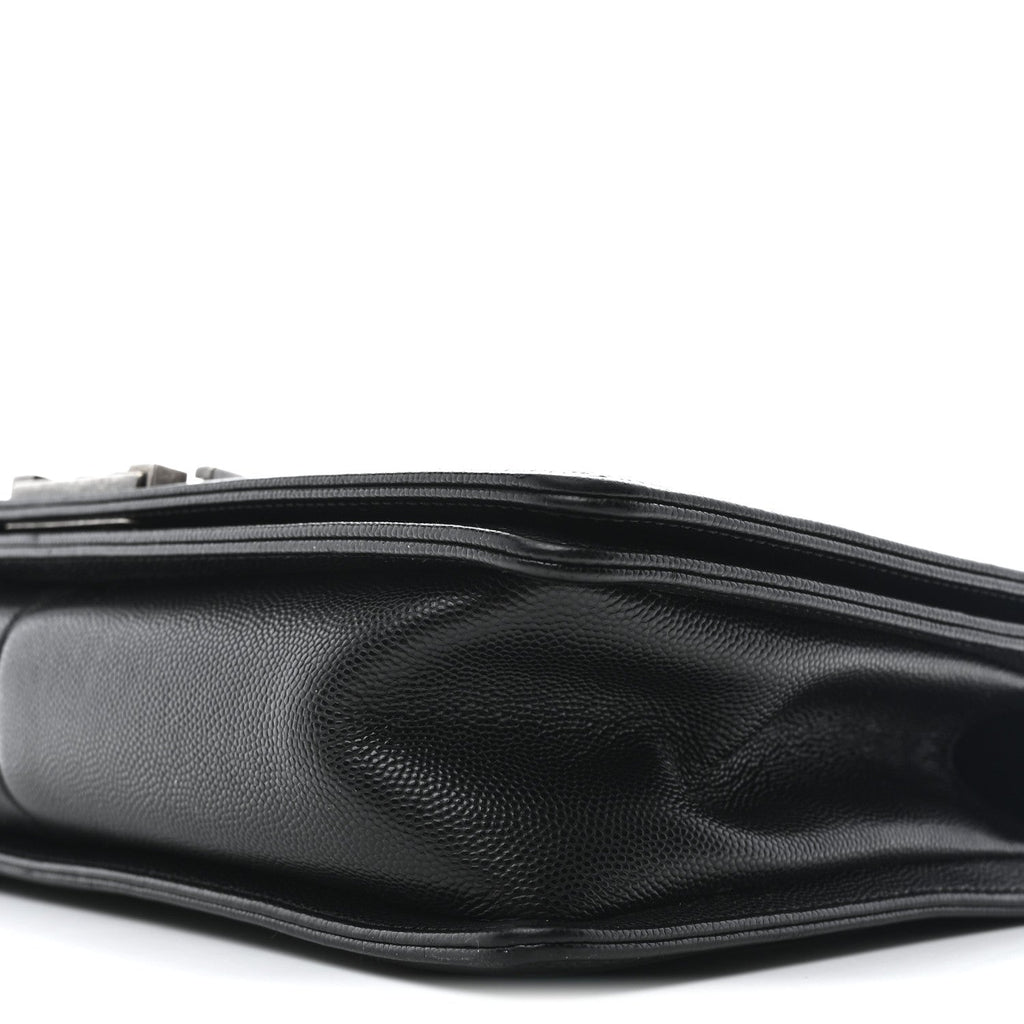 Caviar Quilted New Medium Boy Flap Black