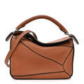 Calfskin Mini Puzzle Bag Tan