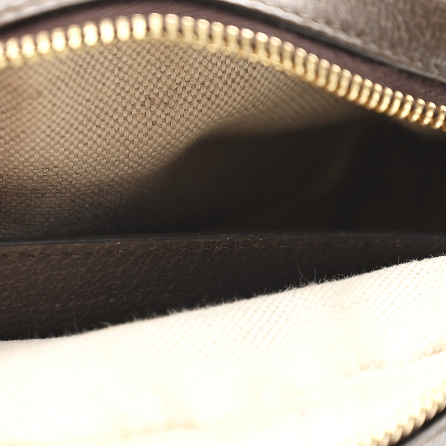 GG Supreme Monogram Textured Calfskin Super Mini Ophidia Shoulder Bag Beige Ebony New Acero