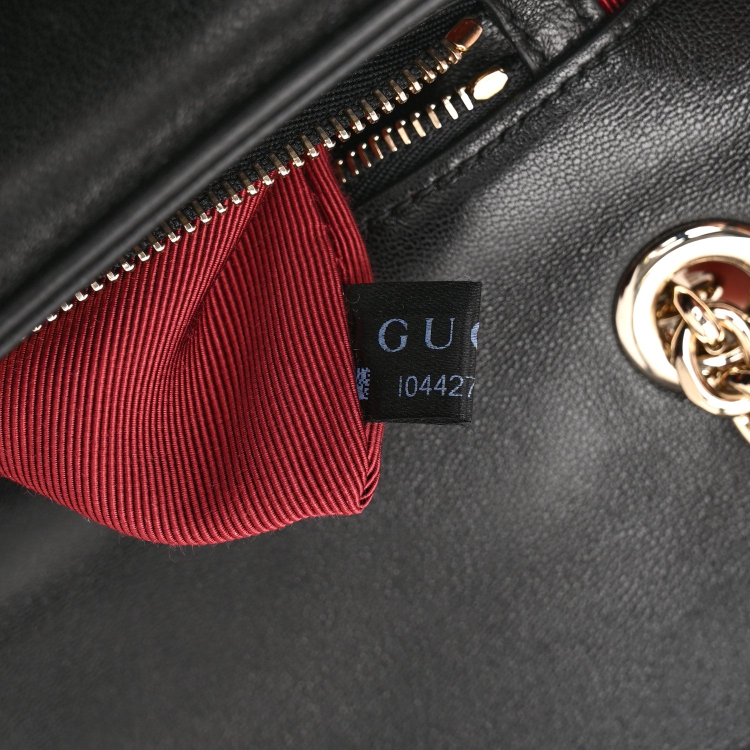 Lambskin Matelasse Medium GG Marmont Shoulder Bag Black