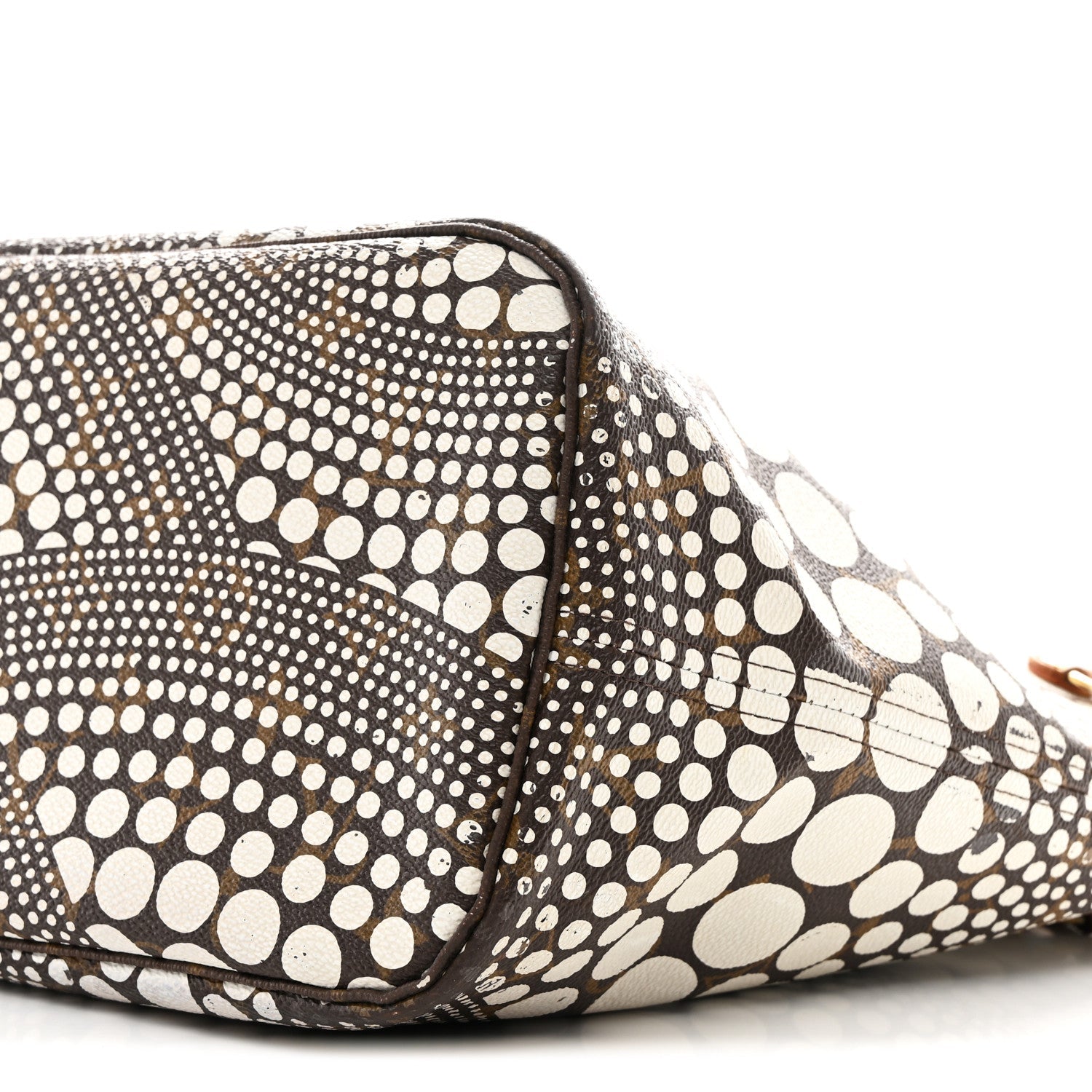 Monogram Kusama Waves Neverfull MM White