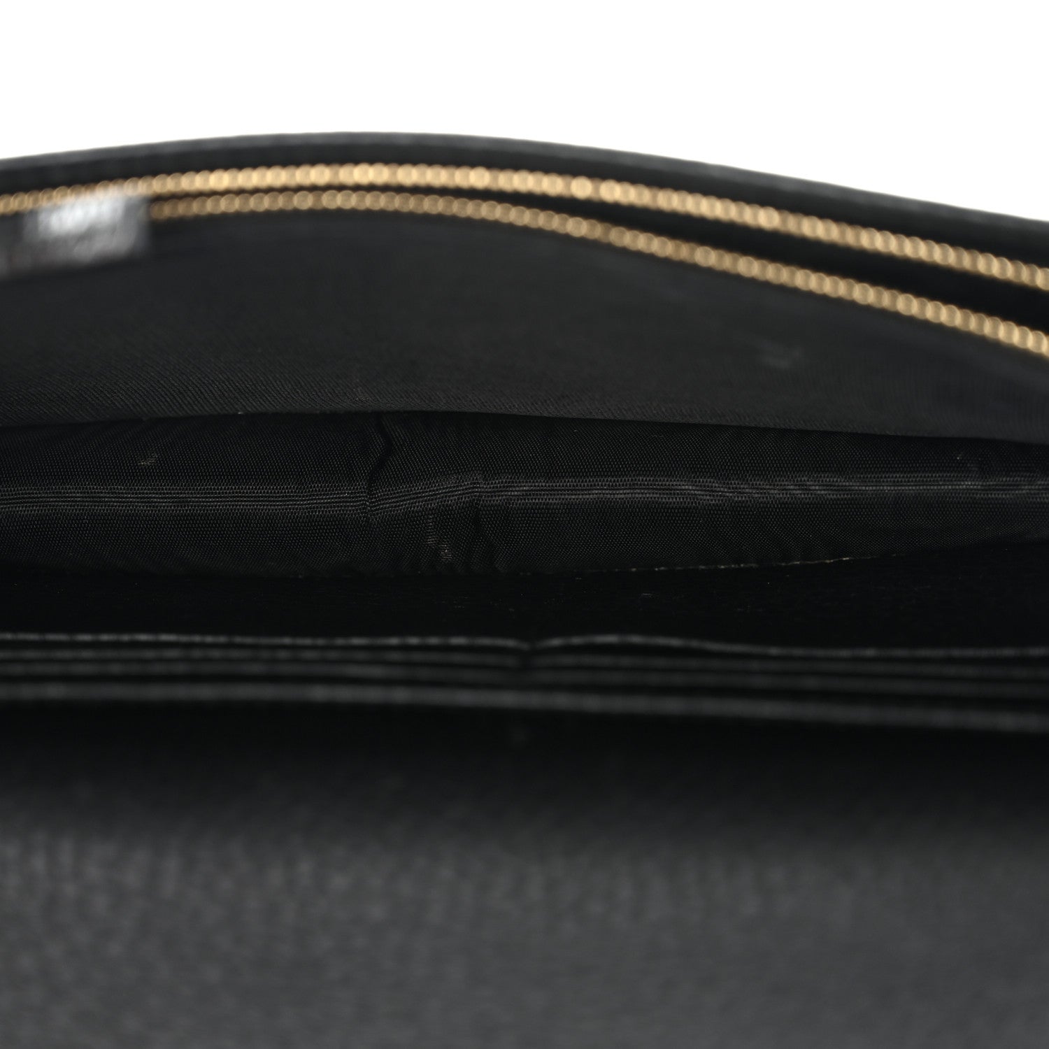 Calfskin Mini GG Marmont Chain Wallet Black