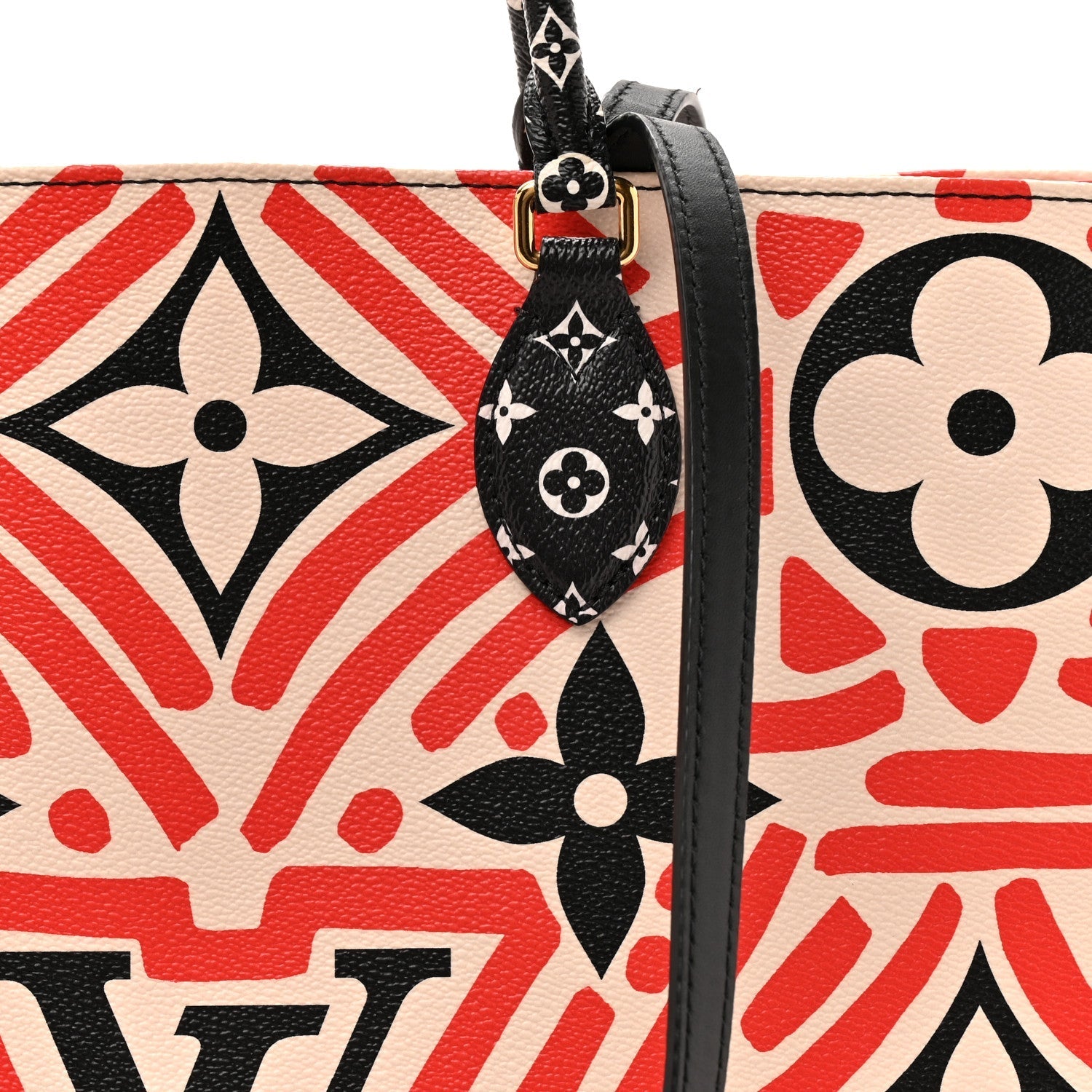 Monogram Giant Crafty Onthego GM Creme Rouge Black