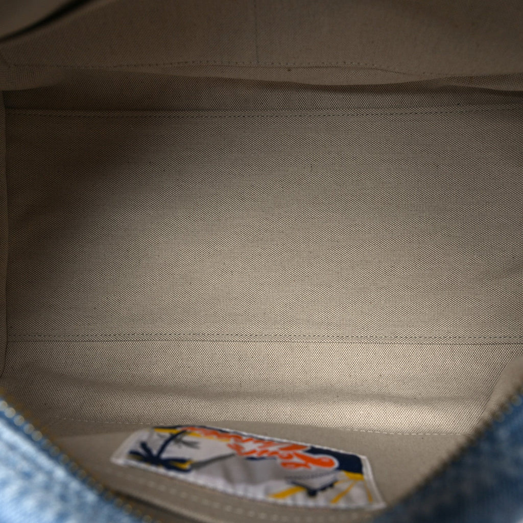 Damier Denim 3D Speedy Bandouliere 30 Denim Blue