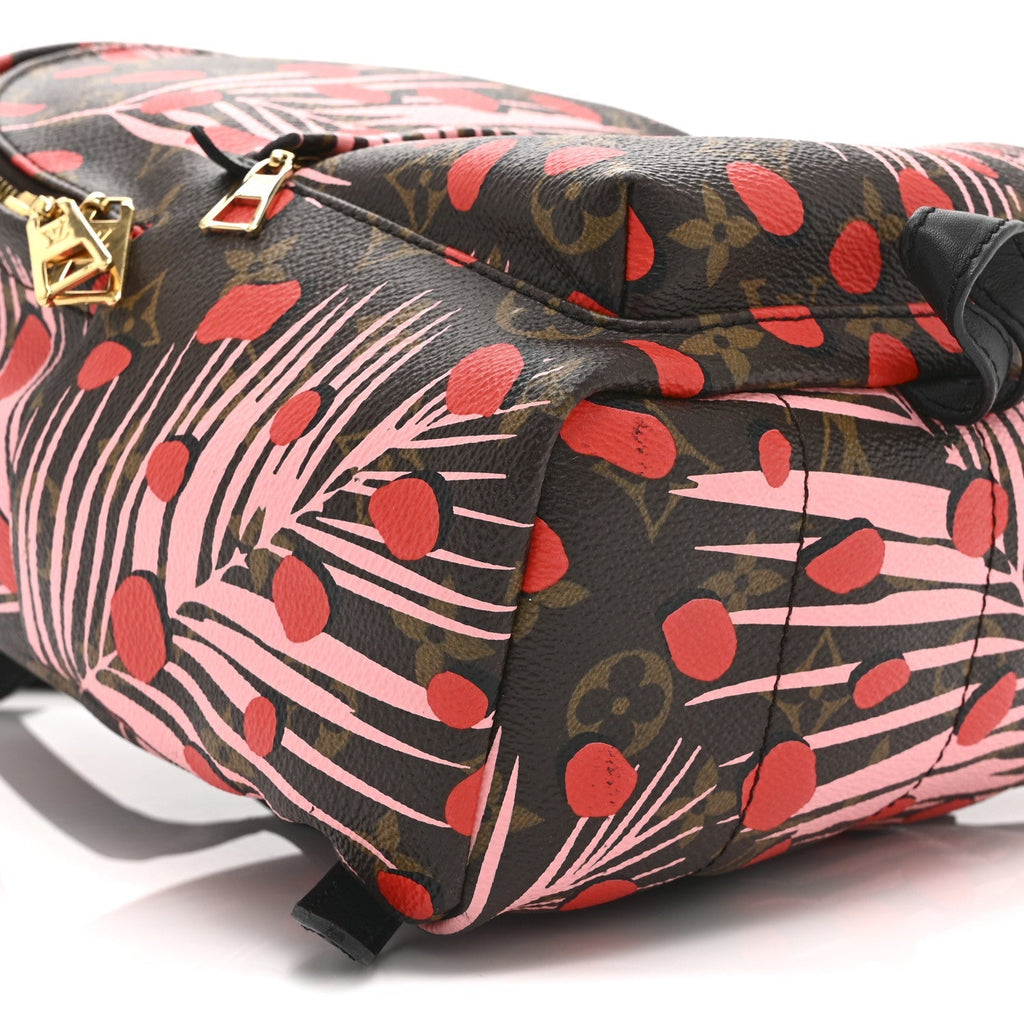 Monogram Jungle Dots Palm Springs Backpack PM Sugar Pink Poppy