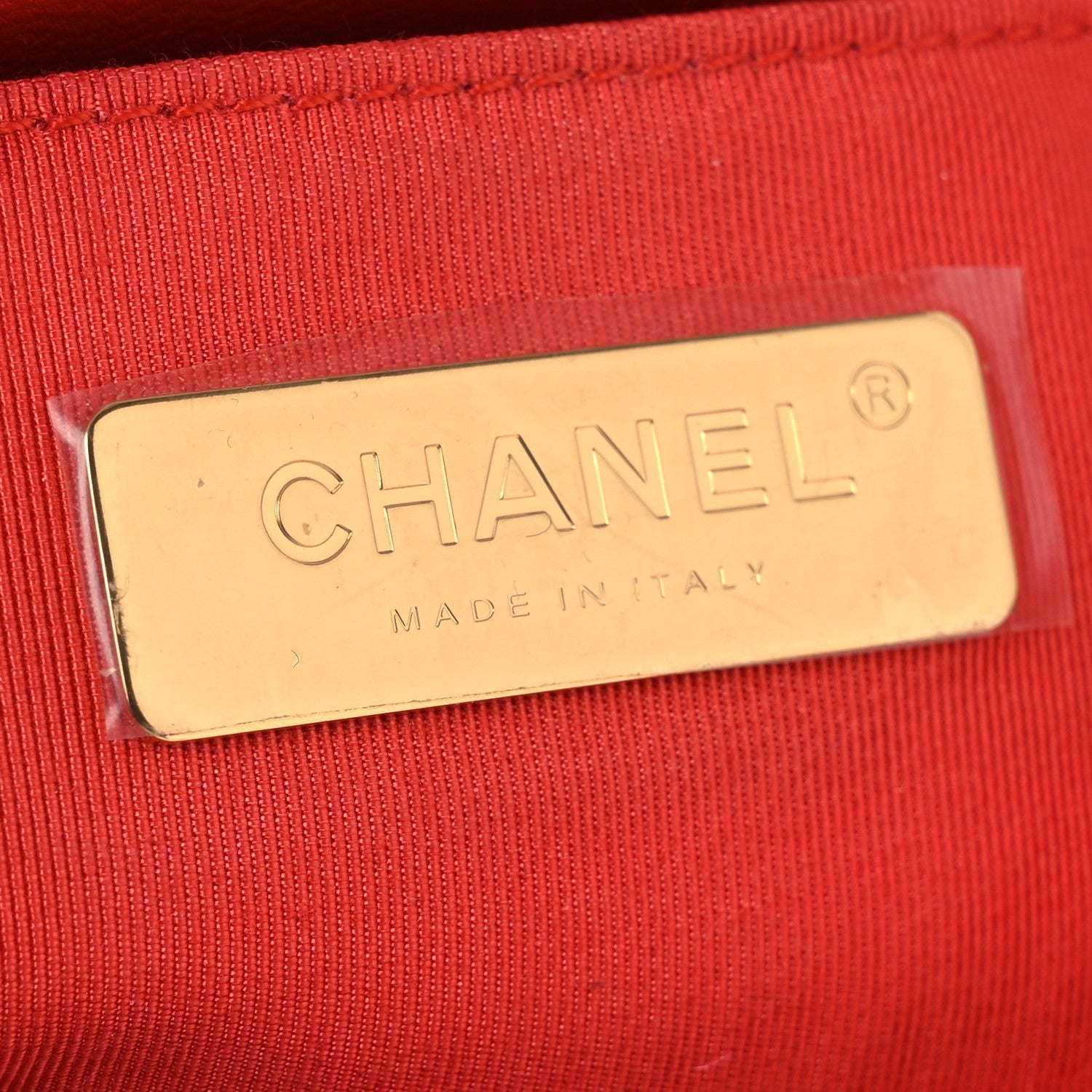 Lambskin Quilted Chanel 19 Waist Bag Red