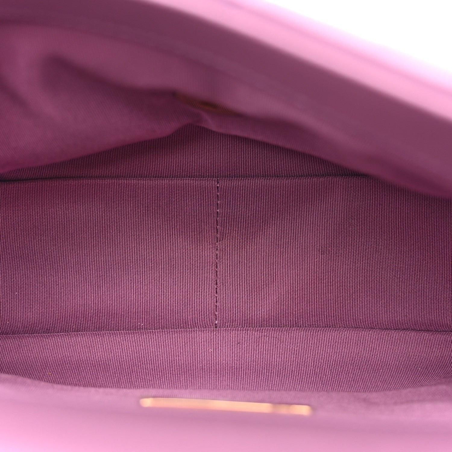 Goatskin Quilted Medium Chanel 19 Flap Purple