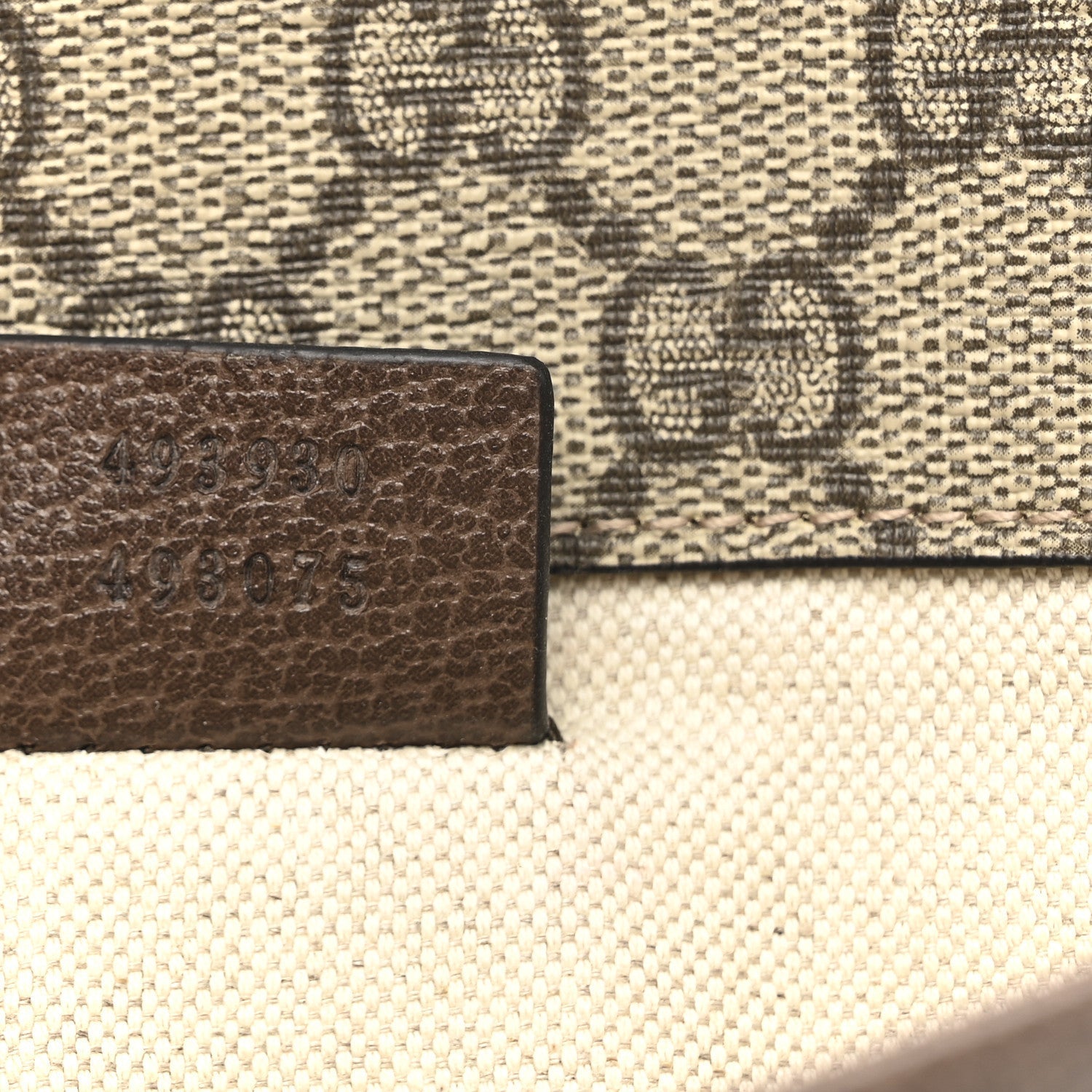 GG Supreme Monogram Neo Vintage Web Belt Bag Brown
