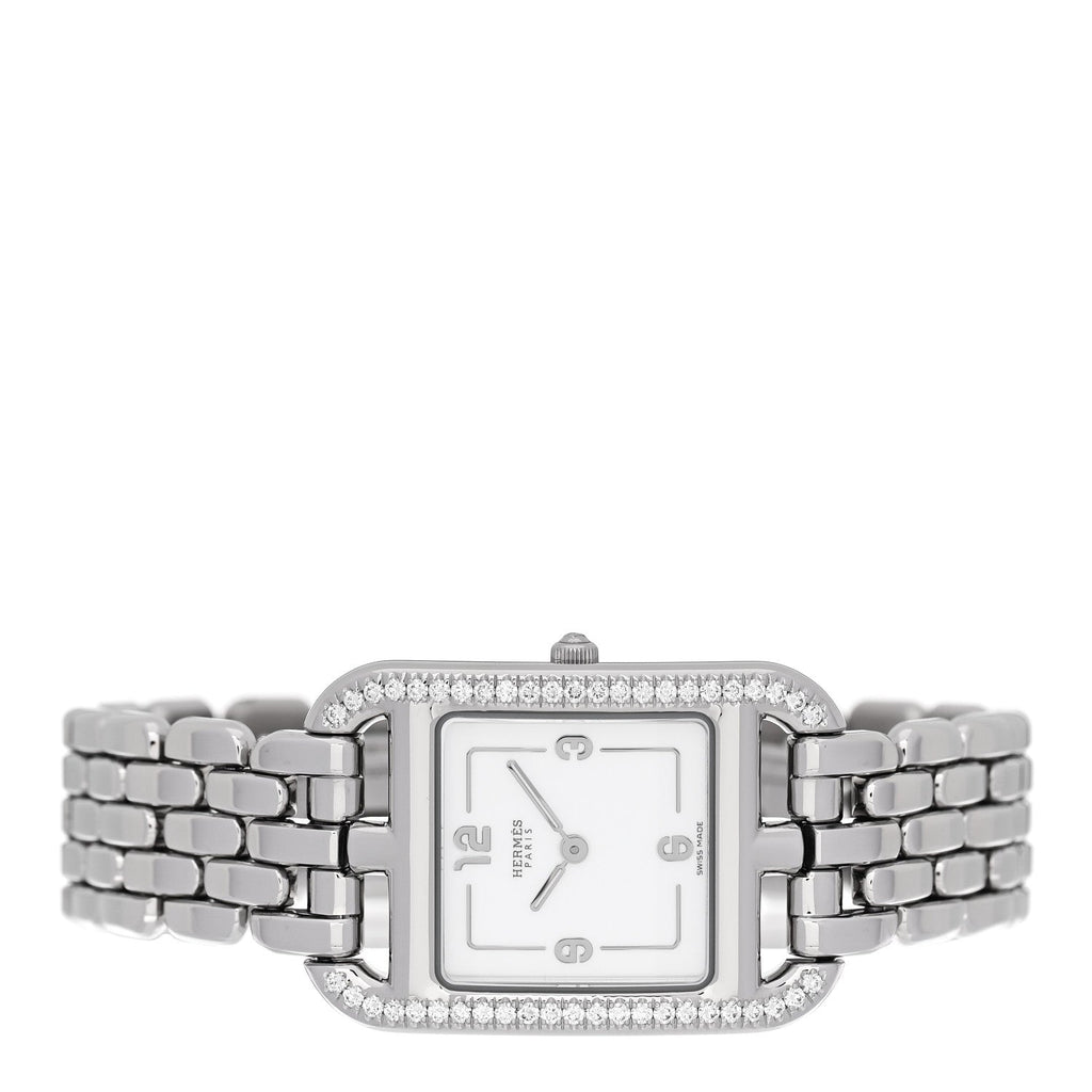 Stainless Steel Diamond Bezel 23mm Cape Cod Quartz Watch