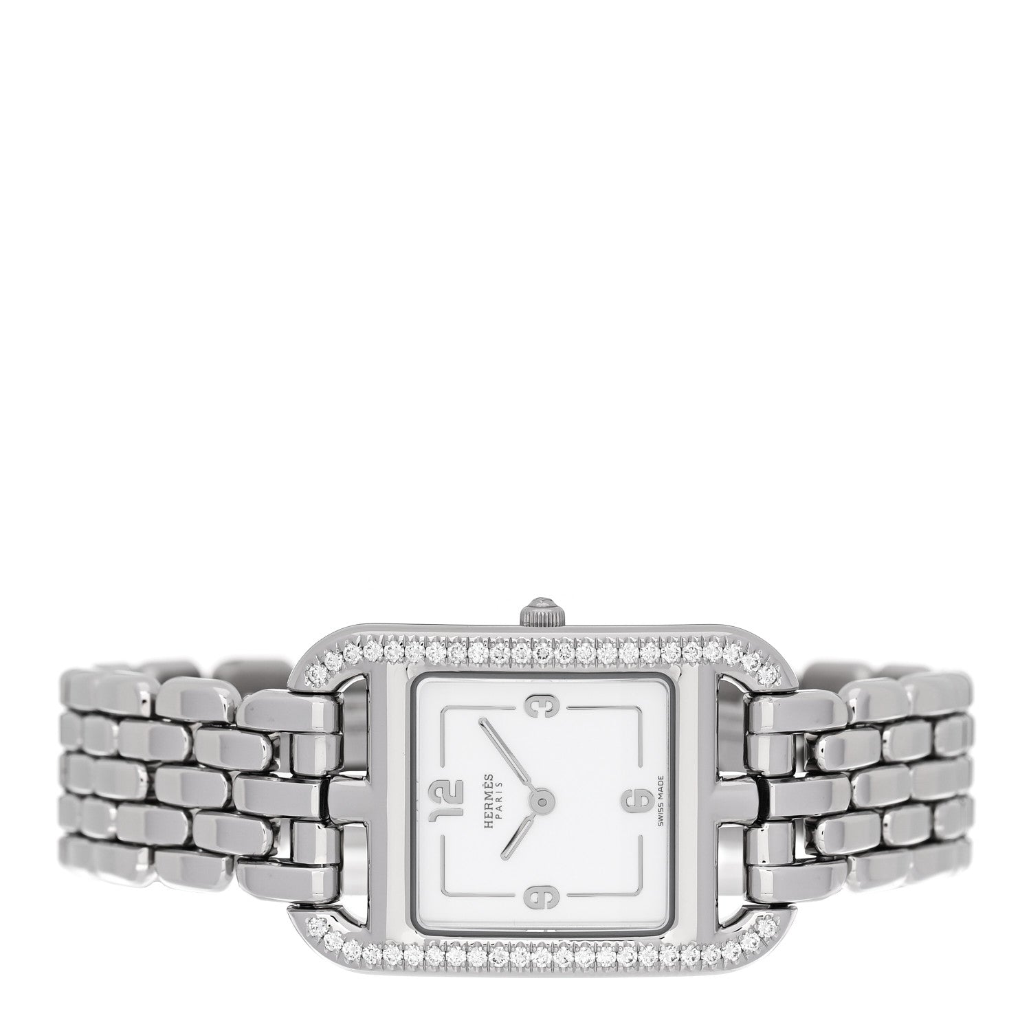 Stainless Steel Diamond Bezel 23mm Cape Cod Quartz Watch