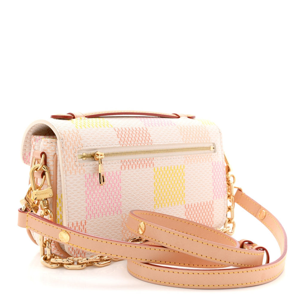 Damier Giant Pochette Metis East West Peach
