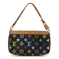 Monogram Multicolor Pochette Accessories Black
