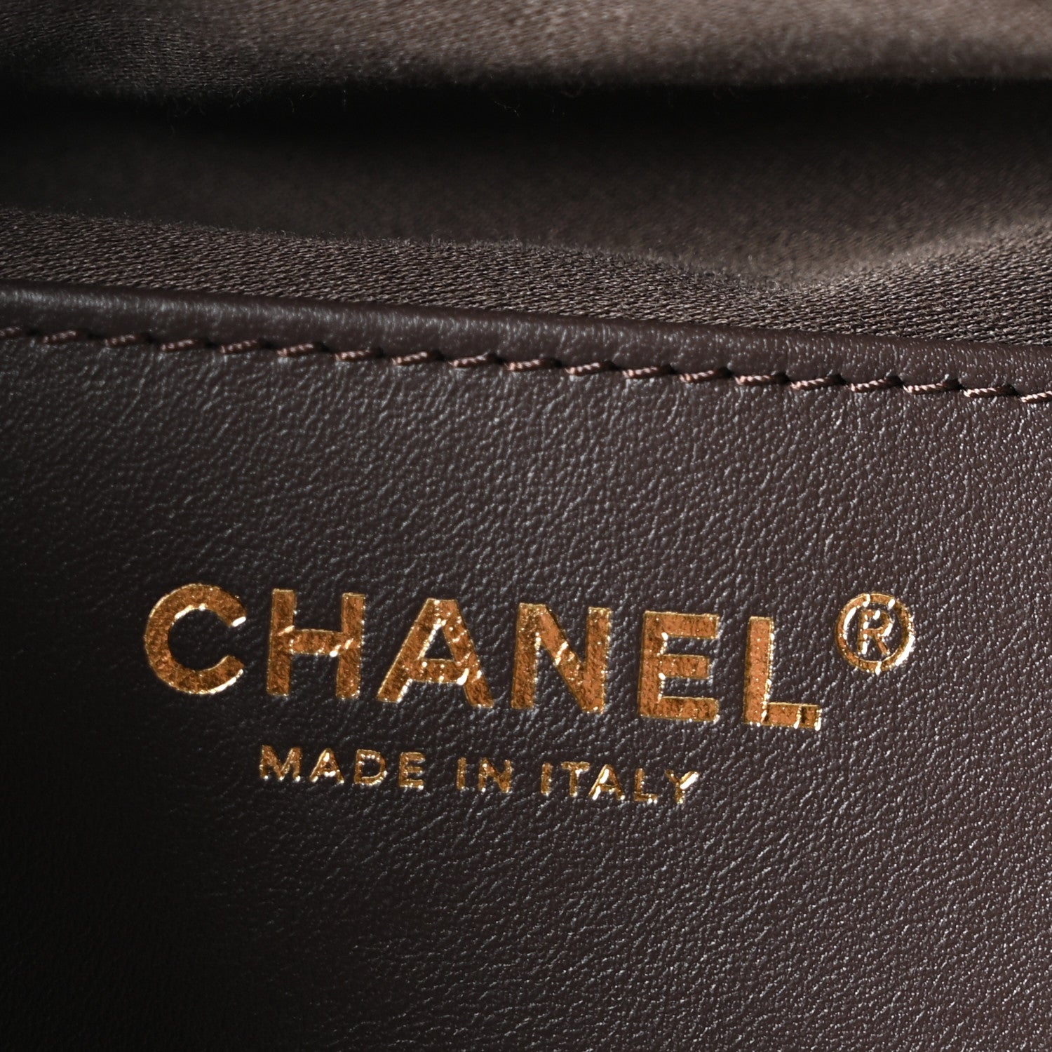 Suede Quilted Medium Chanel 25 Handbag Dark Brown