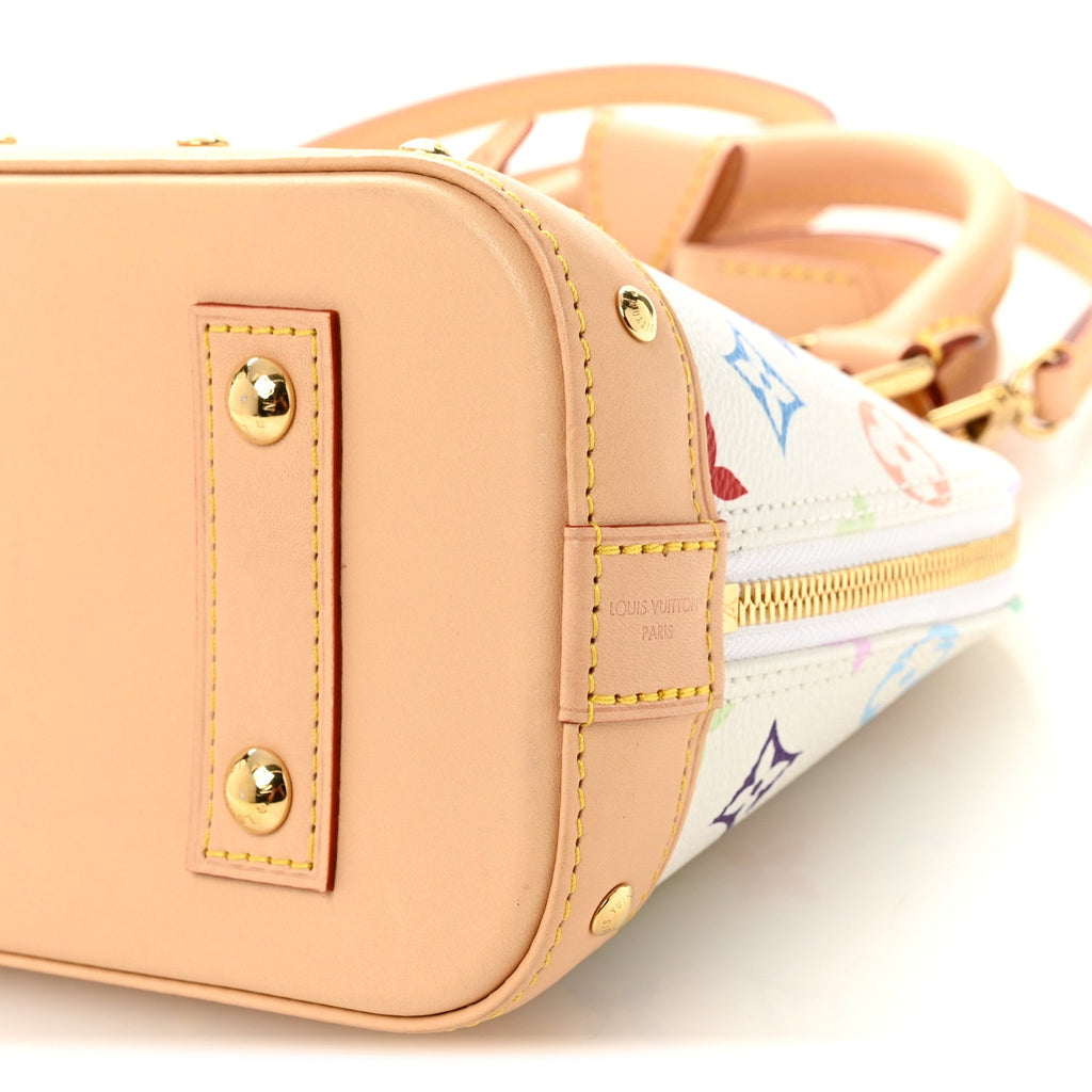 LV x TM Monogram Multicolor Alma BB White