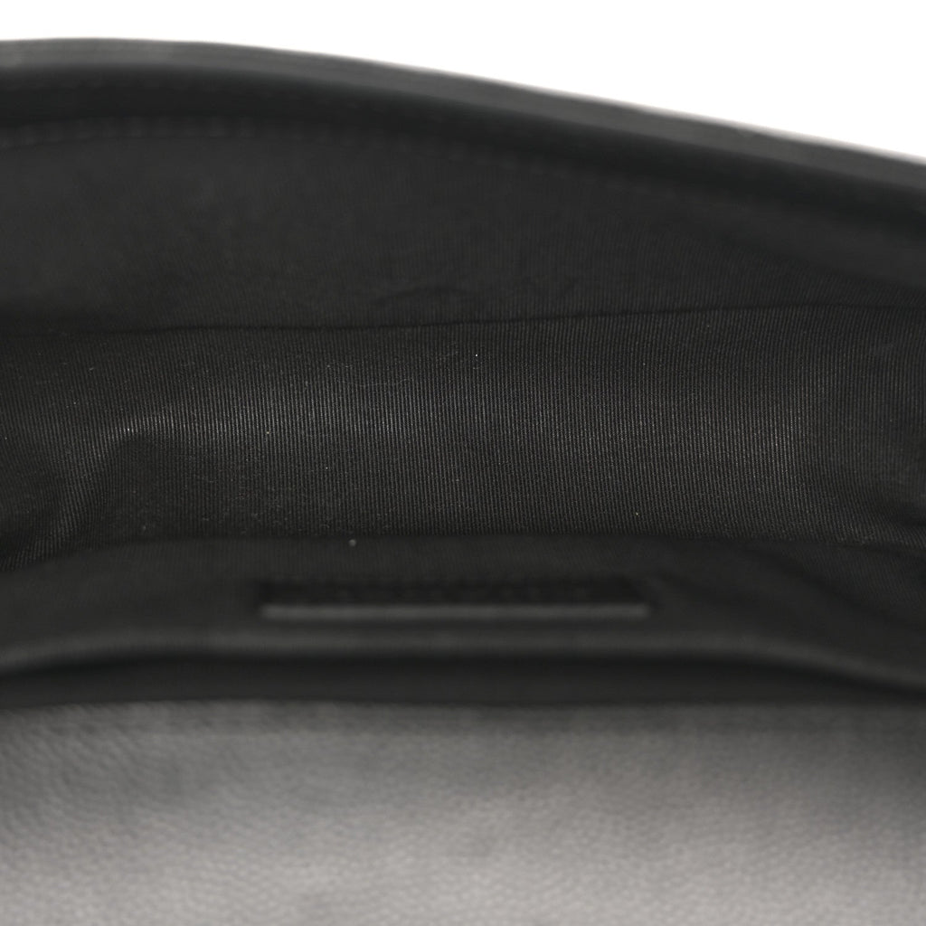 Caviar Quilted Small Boy Flap Black