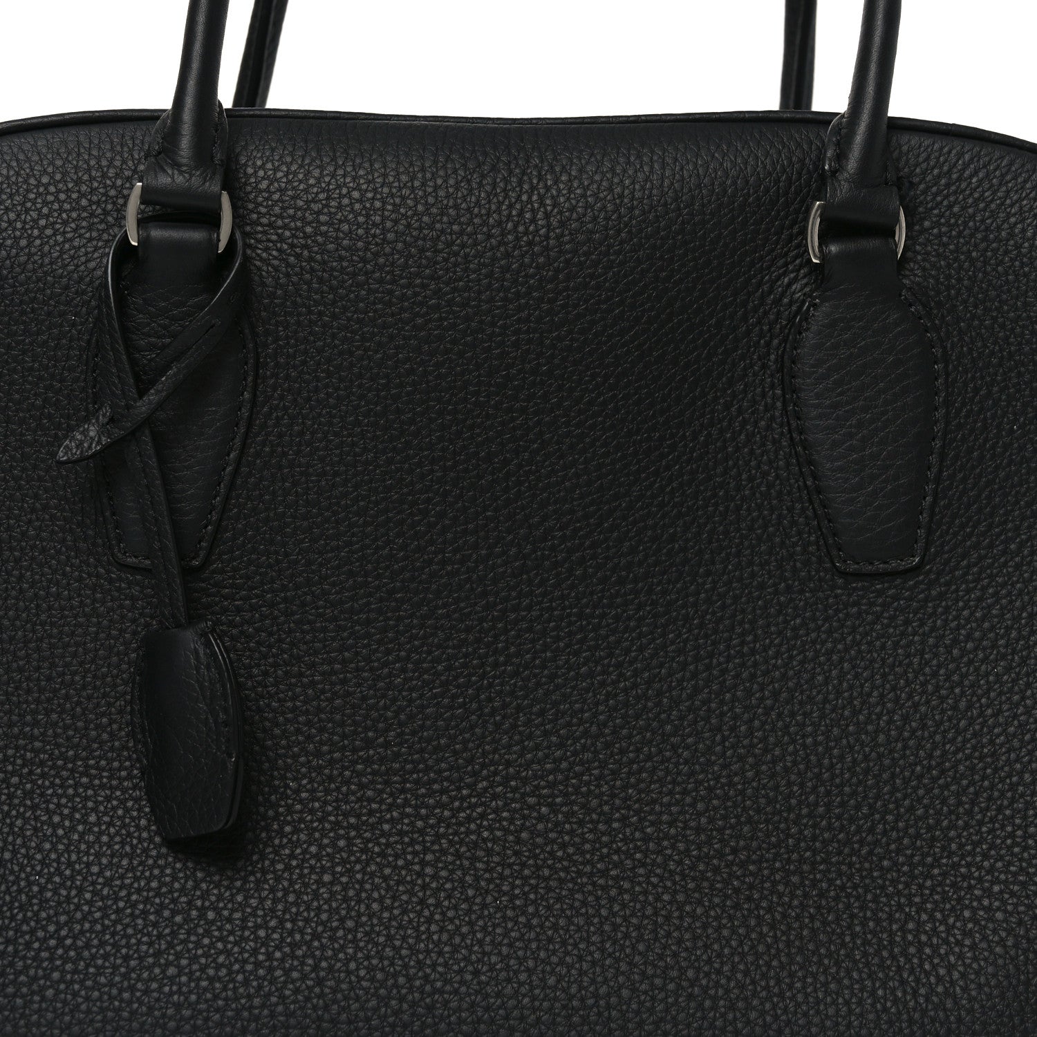 Matte Grained Calfskin India 15.75 Black