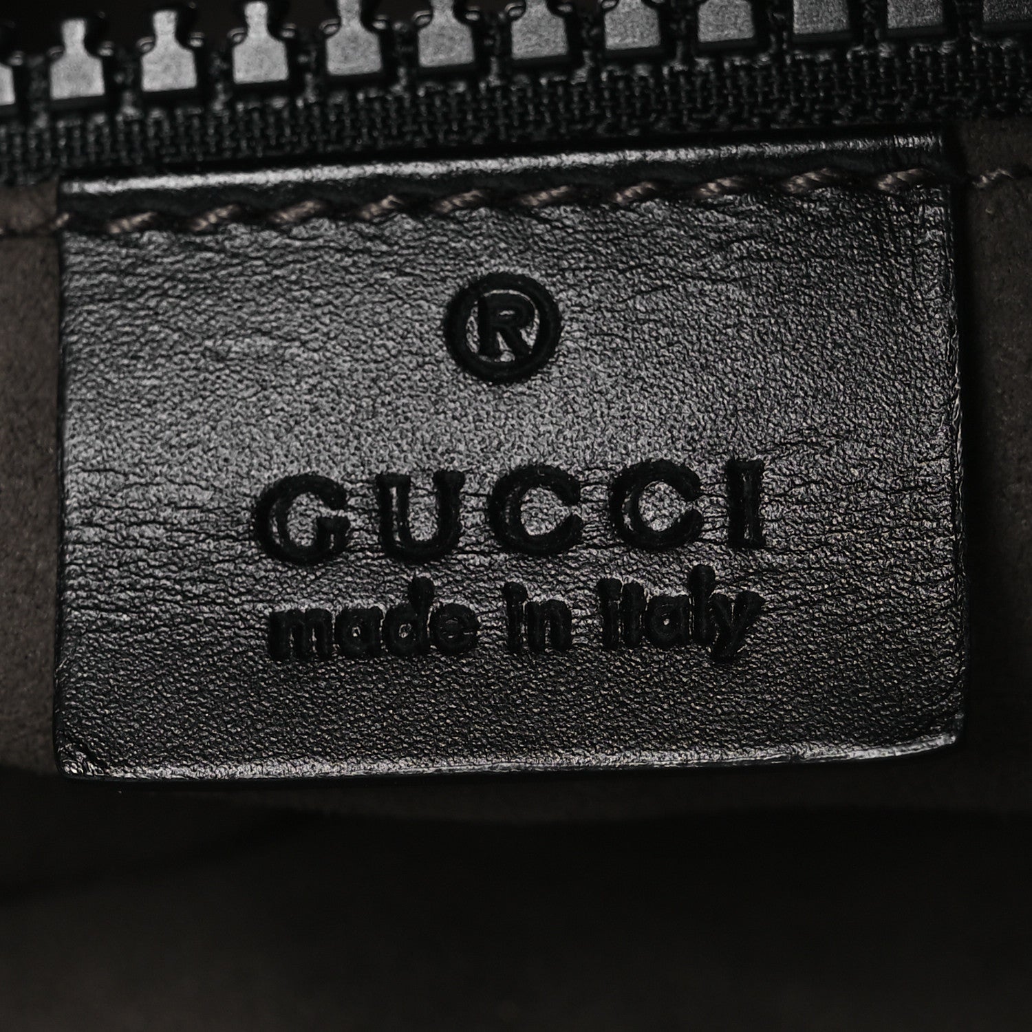 GG Supreme Monogram Flat Messenger Bag Black