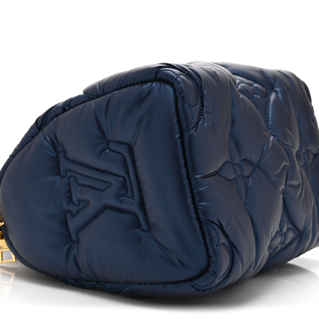 Econyl Mini Monogram Pillow Speedy Bandouliere 25 Navy