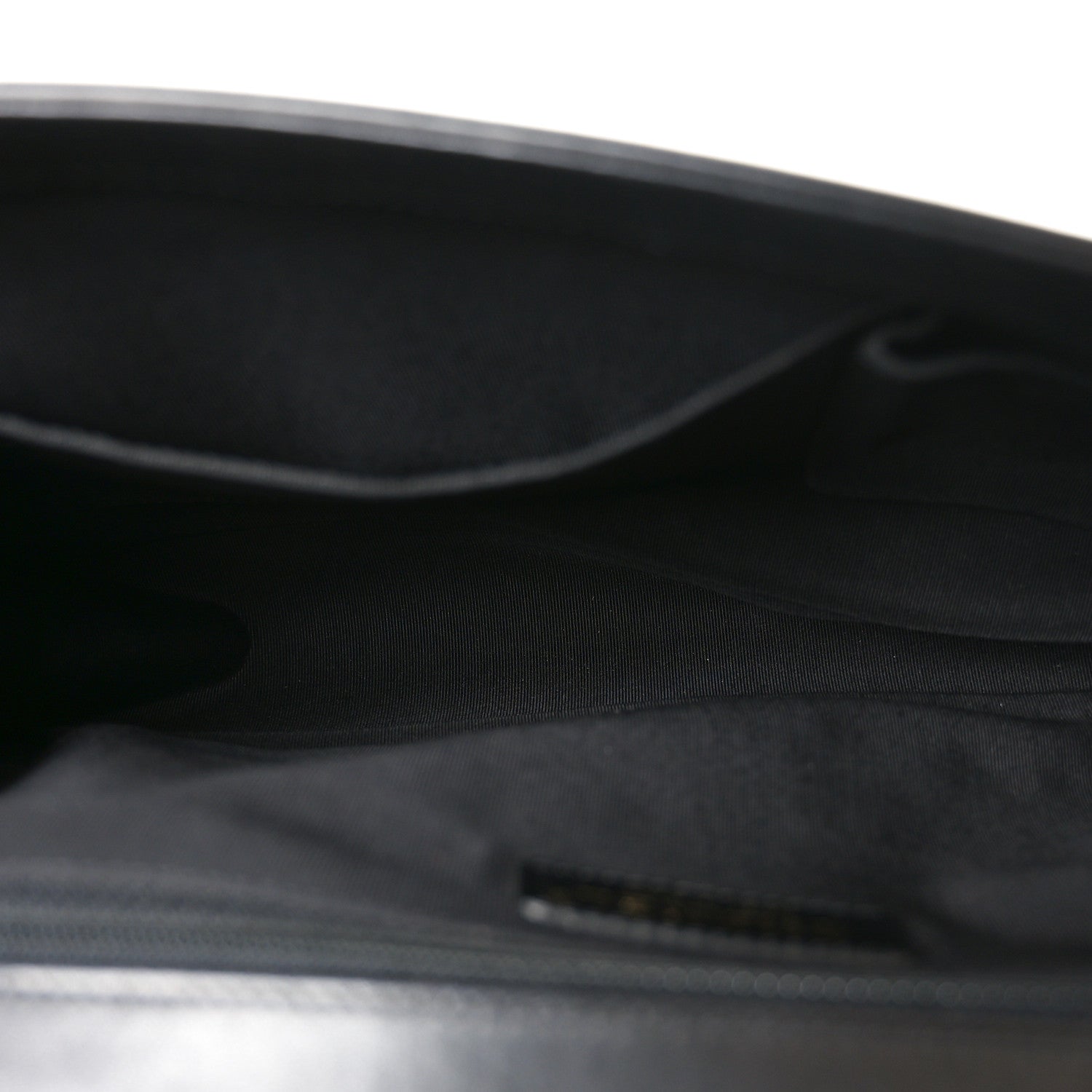 Lambskin Quilted Large Boy Flap Black