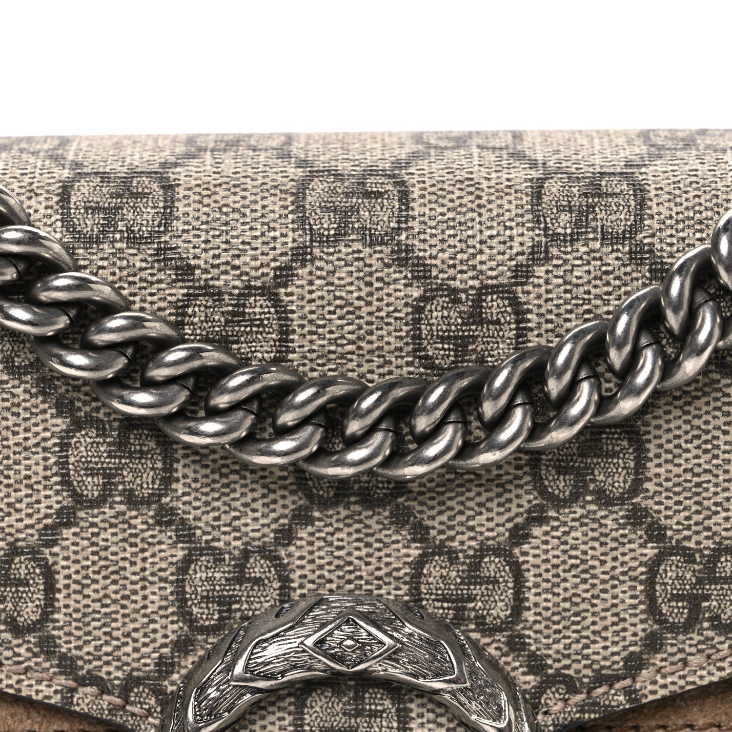 GG Supreme Monogram Mini Dionysus Shoulder Bag Taupe