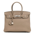 Togo Birkin 30 Gris Tourterelle