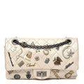 Aged Calfskin Lucky Charms 2.55 Reissue 225 Flap Ivory