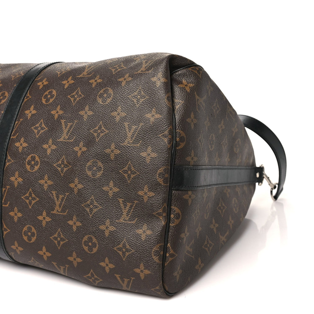 Monogram Macassar Keepall Bandouliere 55