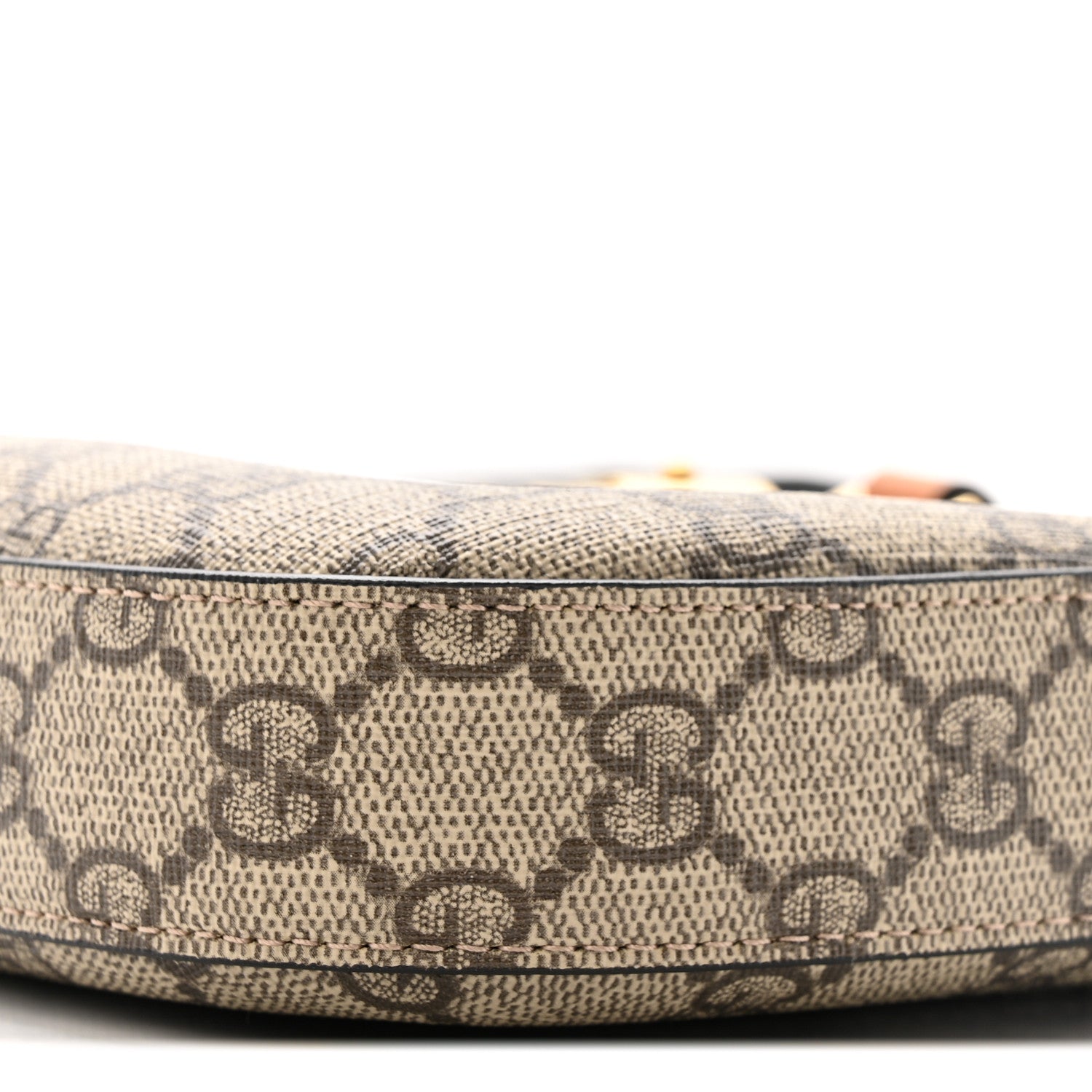 GG Supreme Monogram Snakeskin Small Jackie 1961 Hobo Beige Ebony
