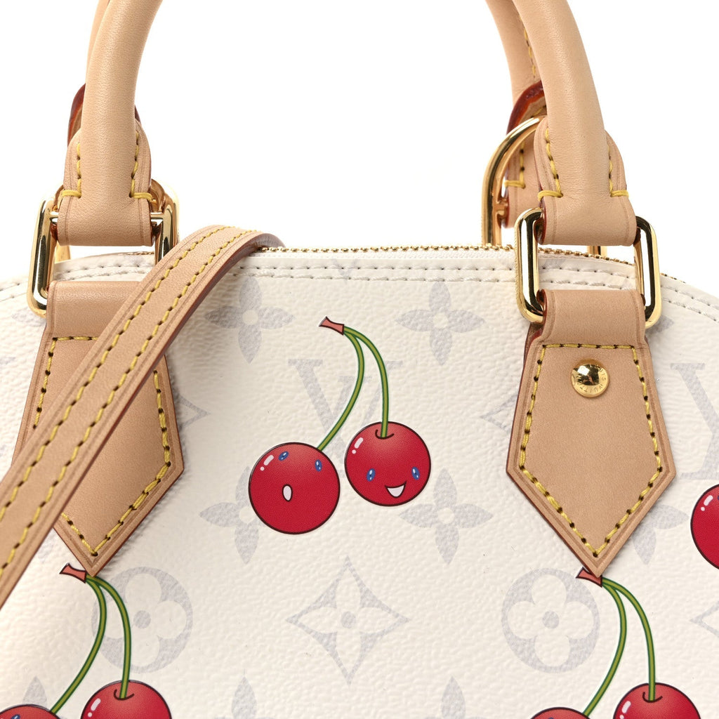 LV X TM Monogram Cerises Alma BB White