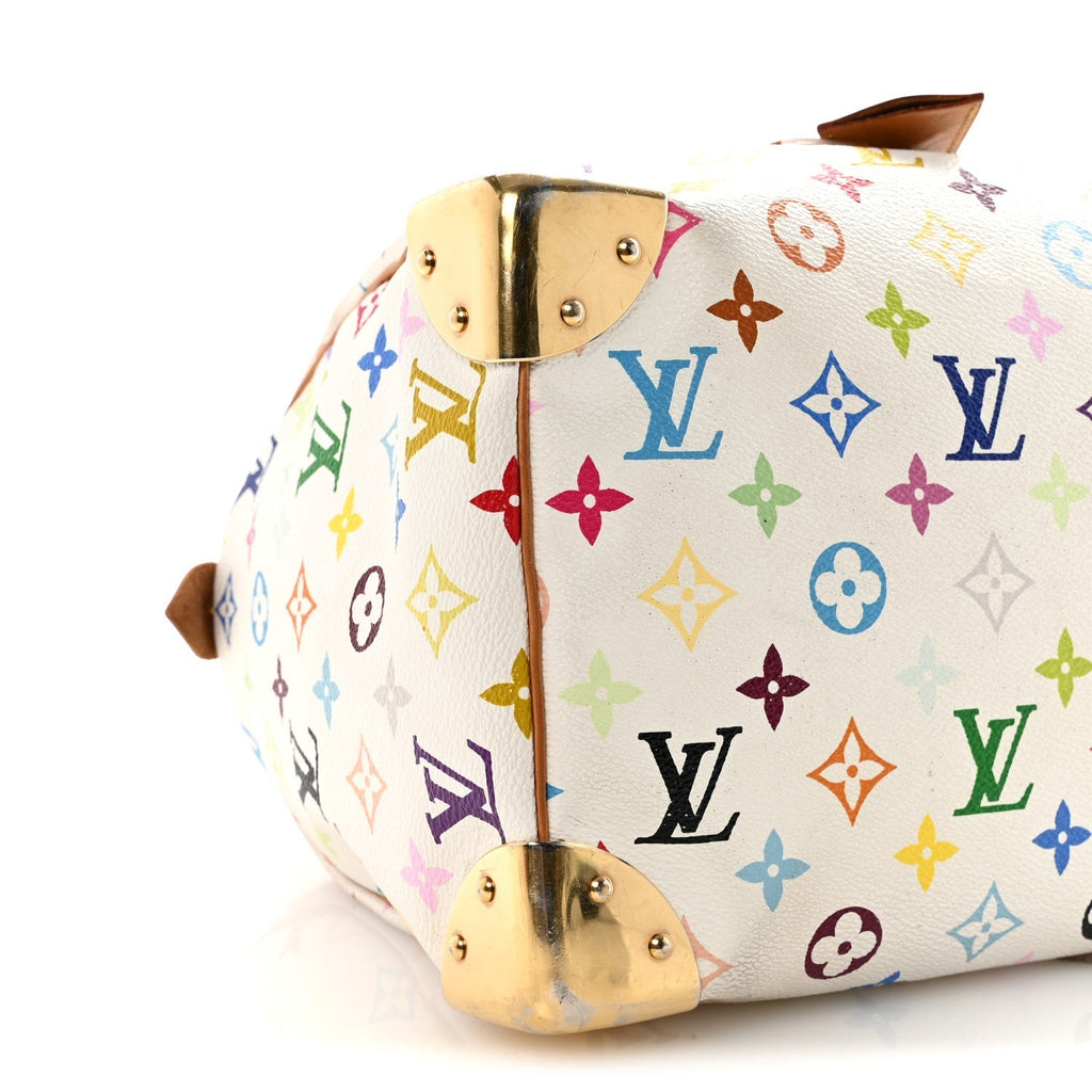 Monogram Multicolor Speedy 30 White