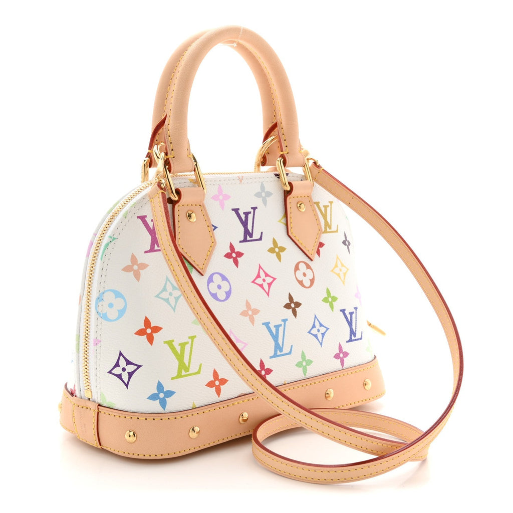 LV X TM Monogram Multicolor Alma BB White